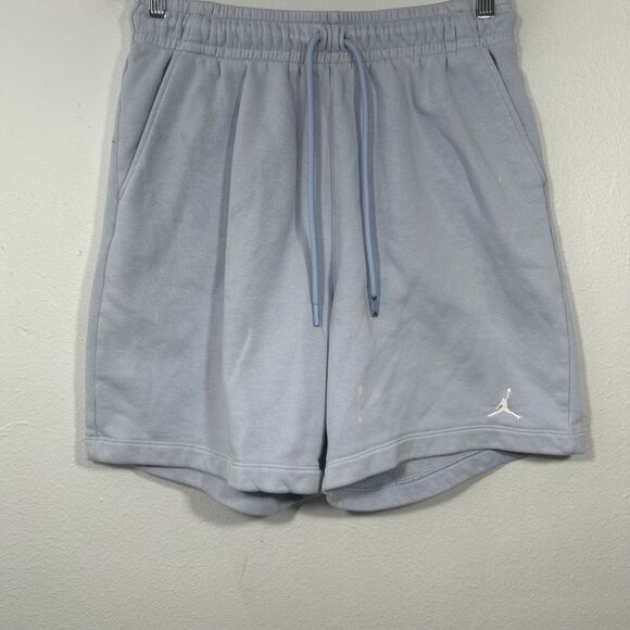 Jordan Shorts Mens M Blue Logo Lounge Wear Basketball Gym - Picture 1 of 9